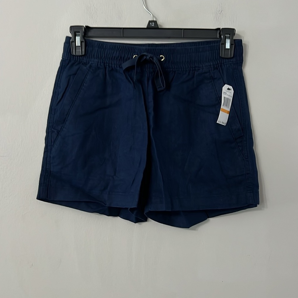 NEW NAUTICA WOMENS SHORTS IN NAVY BLUE SIZE:S